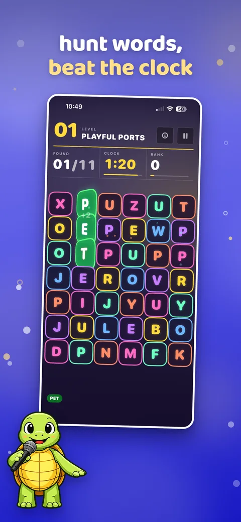 Stug on the App Store: Hunt words, beat the clock
