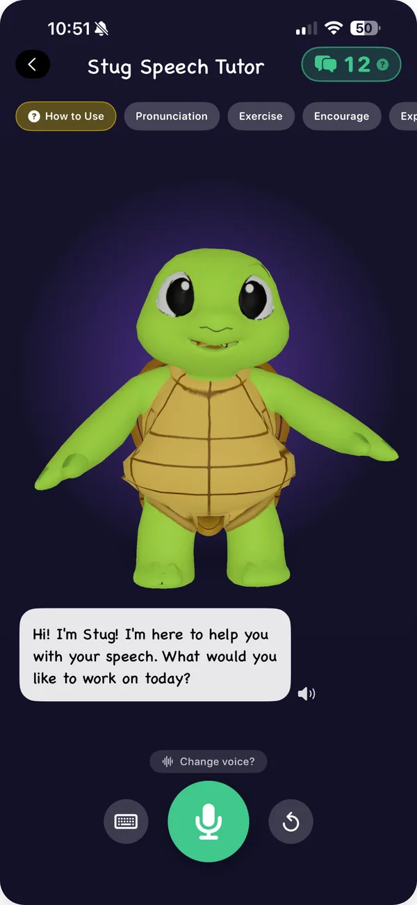 Stug: AI Speech Tutor